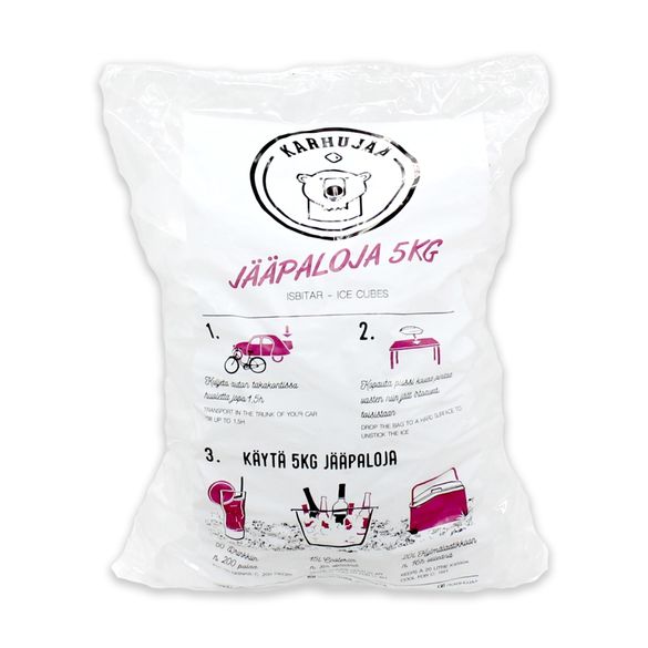 Karhujää jääpaloja 5 kg