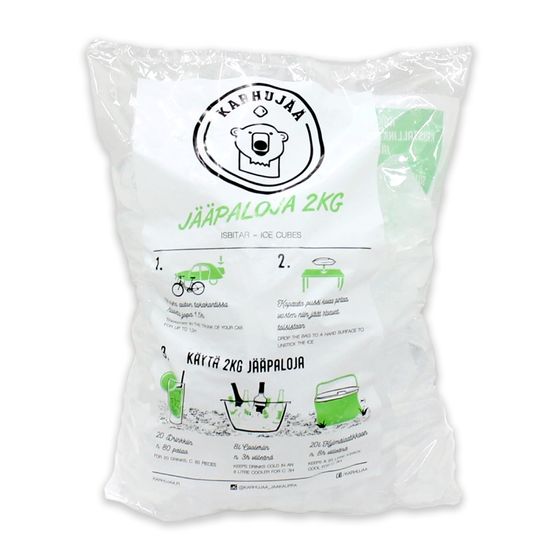 Karhujää jääpalat 2 kg